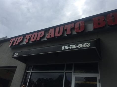 body shop hyde park|tip top auto body.